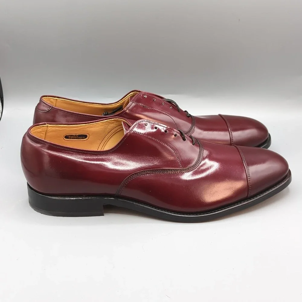 Allen Edmonds Park Avenue Cap-Toe Oxford Made In USA Calfskin Size Men's 10.5 C